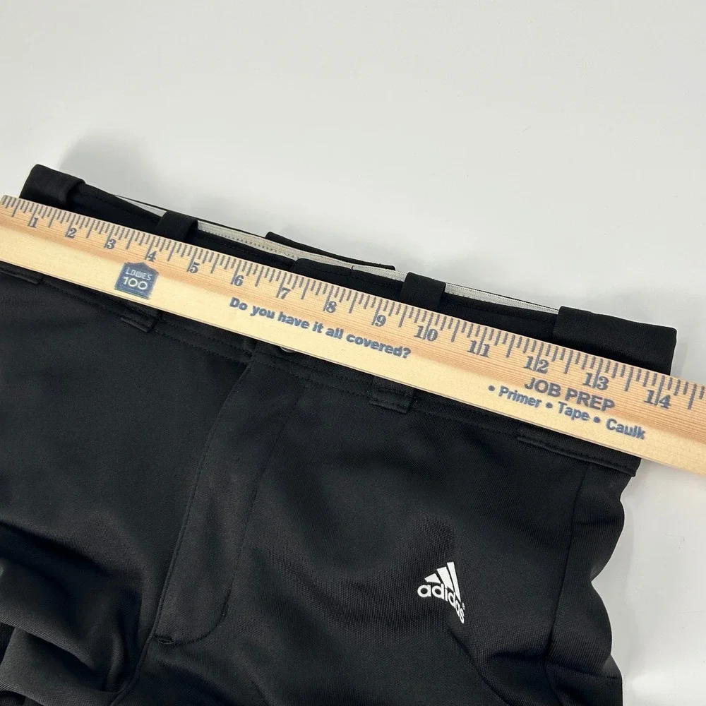 Adidas Mens Climalite Baseball Pants Black Athletic Trousers Medium Reinforced
